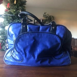 Lululemon blue large travel duffel gym bag